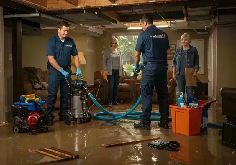 Basement Water Extraction and Removal Techniques process in Hamden, CT